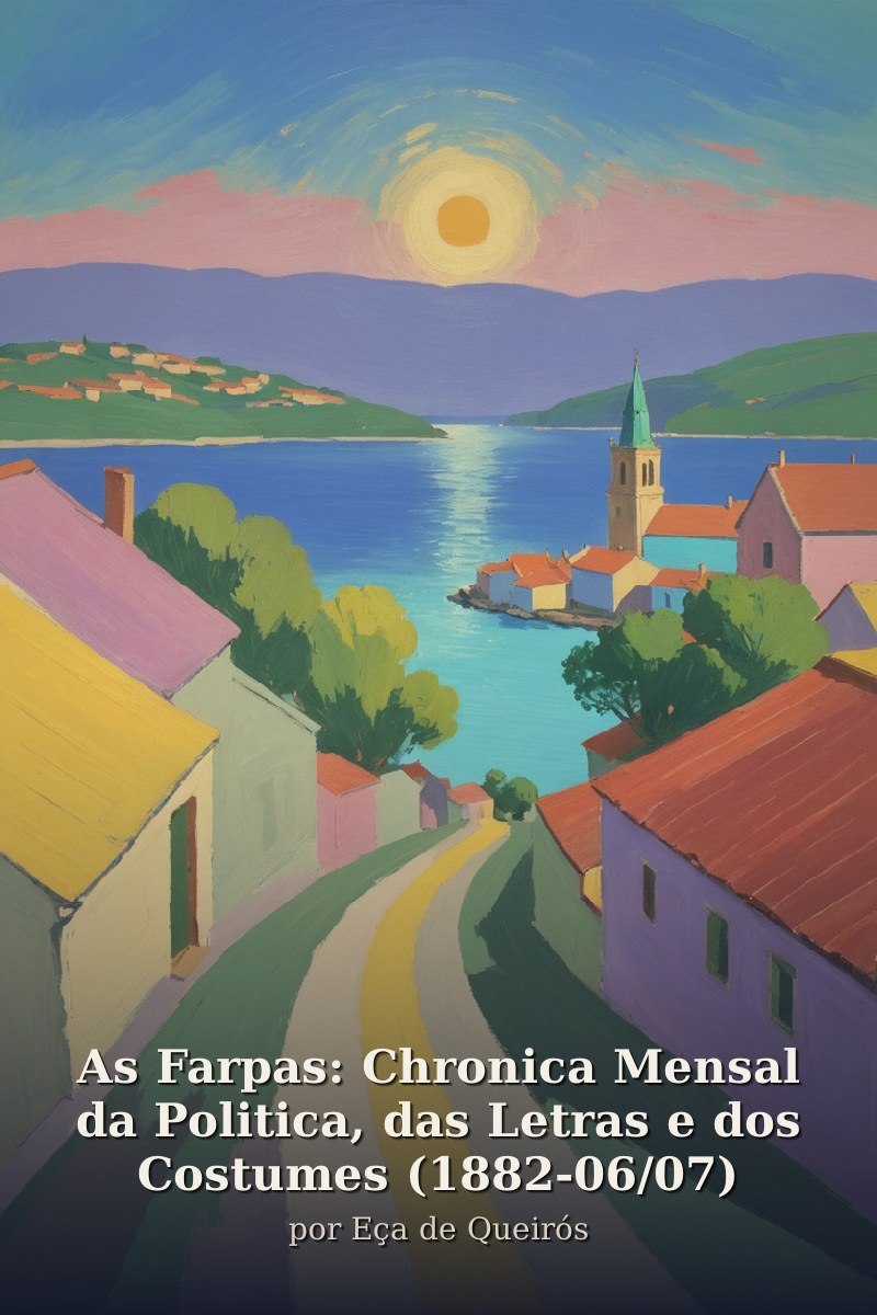 Capa do livro As Farpas: Chronica Mensal da Politica, das Letras e dos Costumes (1882-06/07)