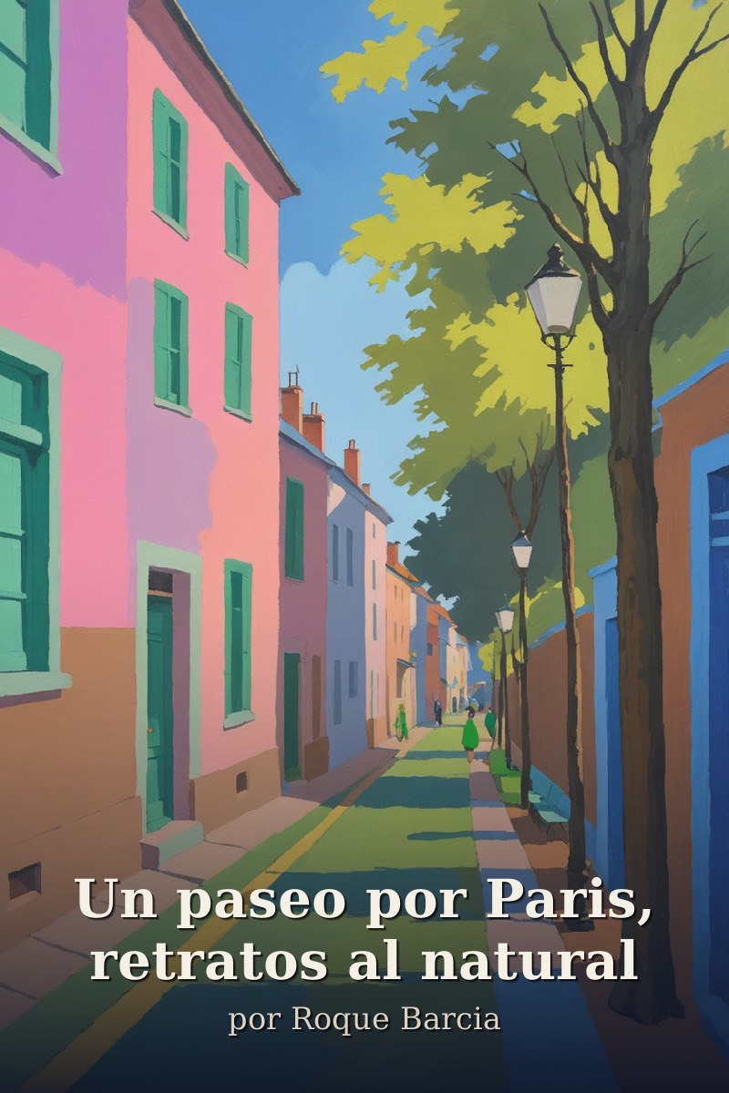 Capa do livro Un paseo por Paris, retratos al natural