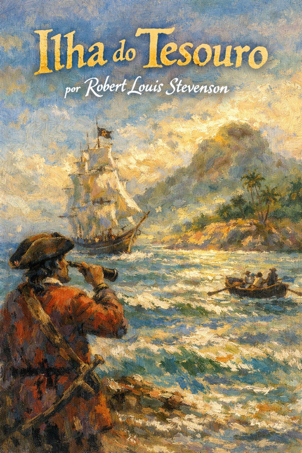 Capa do livro Ilha do tesouro