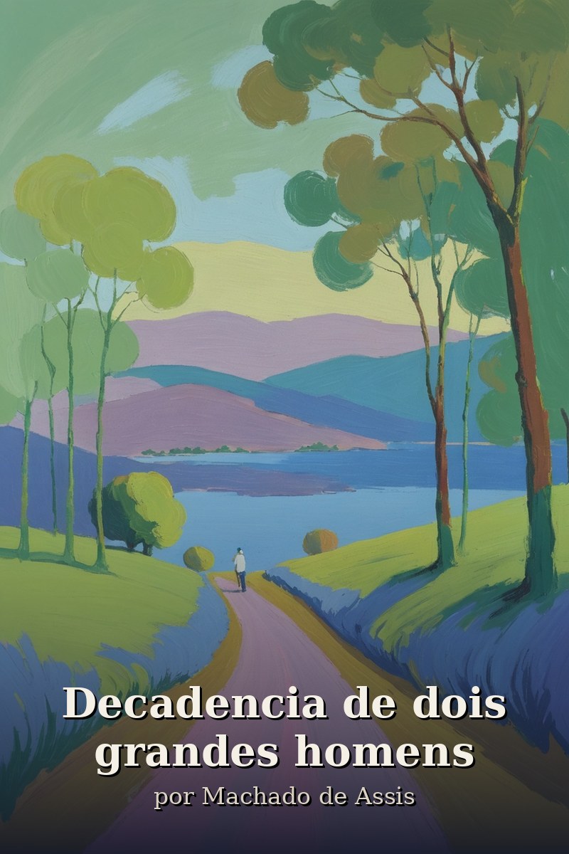 Capa do livro Decadencia de dois grandes homens