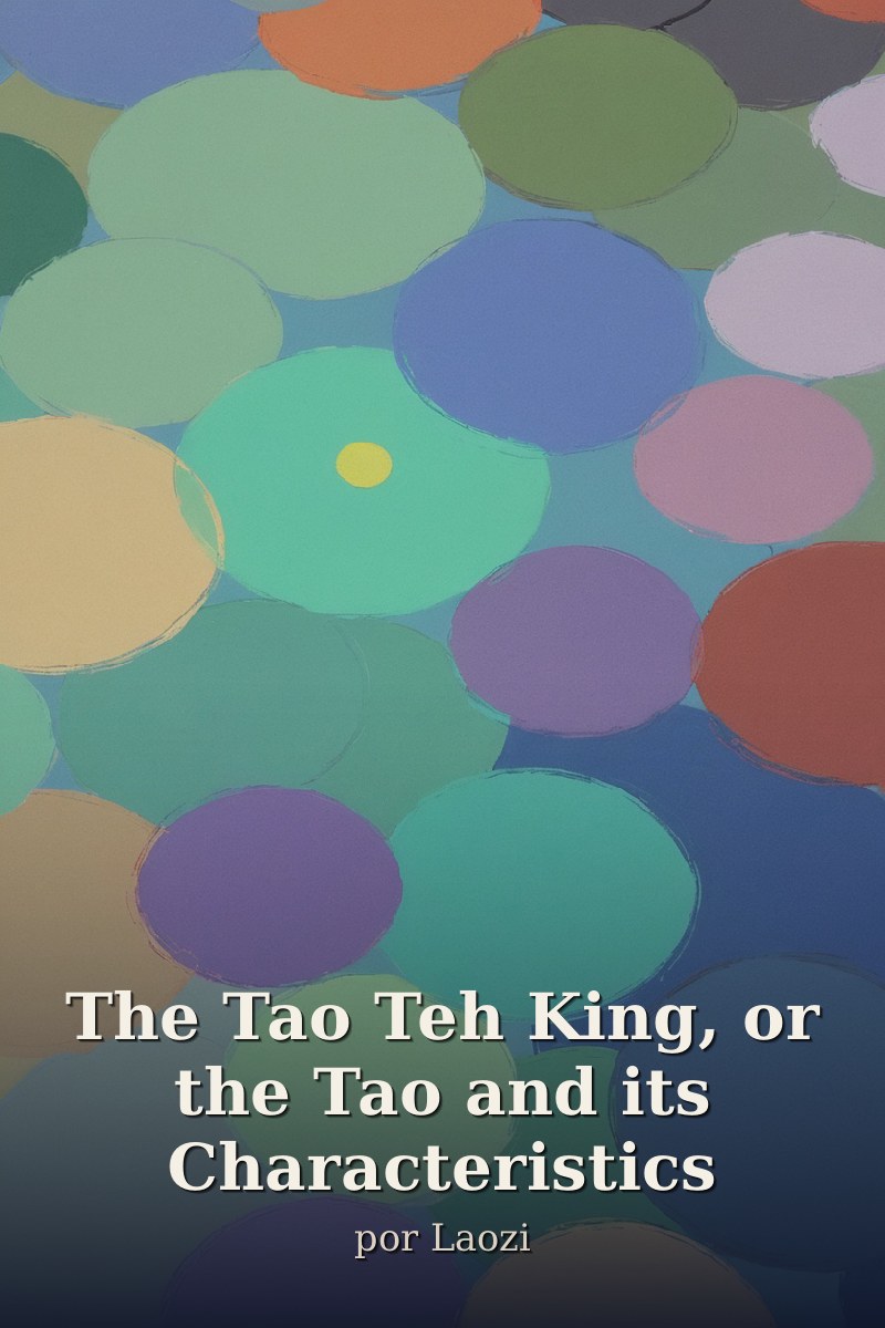 Capa do livro The Tao Teh King, or the Tao and its Characteristics
