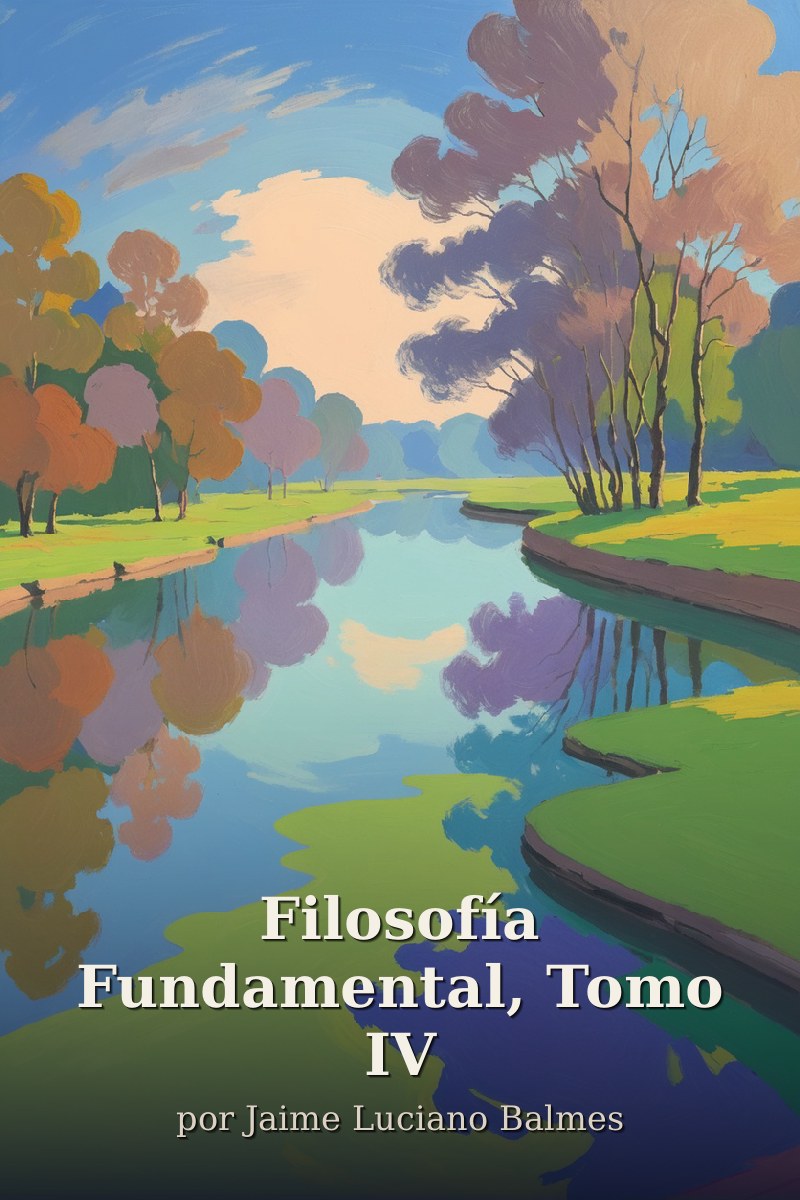 Capa do livro Filosofía Fundamental, Tomo IV