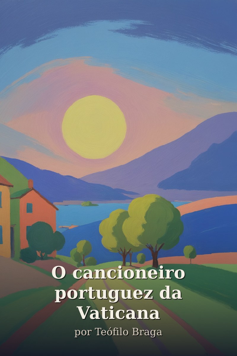 Capa do livro O cancioneiro portuguez da Vaticana