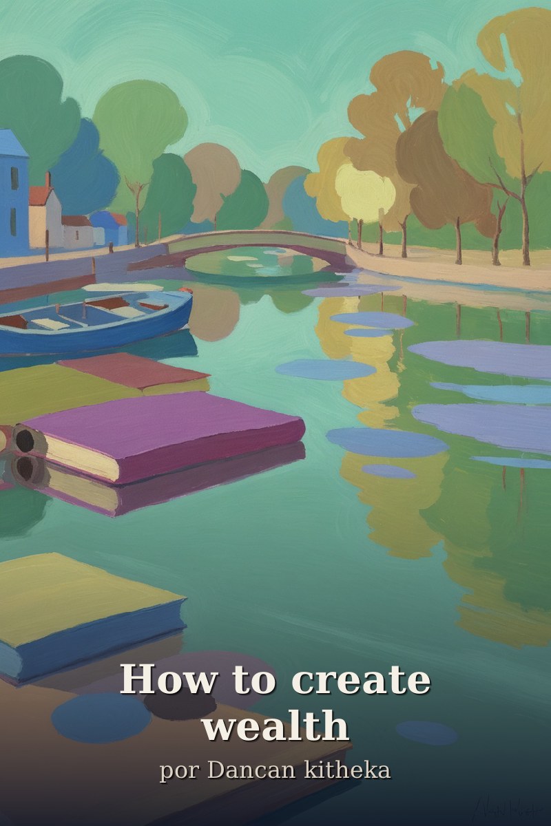 Capa do livro How to create wealth