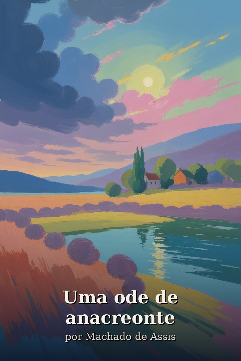 Capa do livro Uma ode de anacreonte