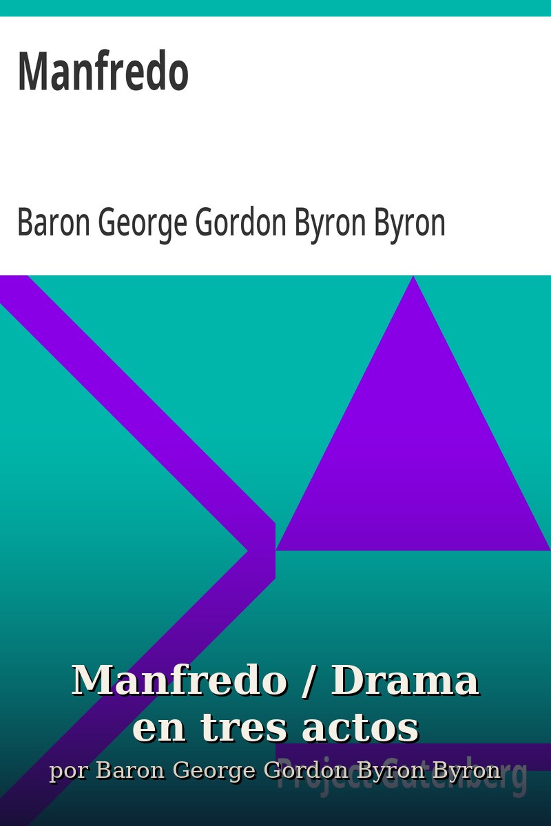 Capa do livro Manfredo / Drama en tres actos
