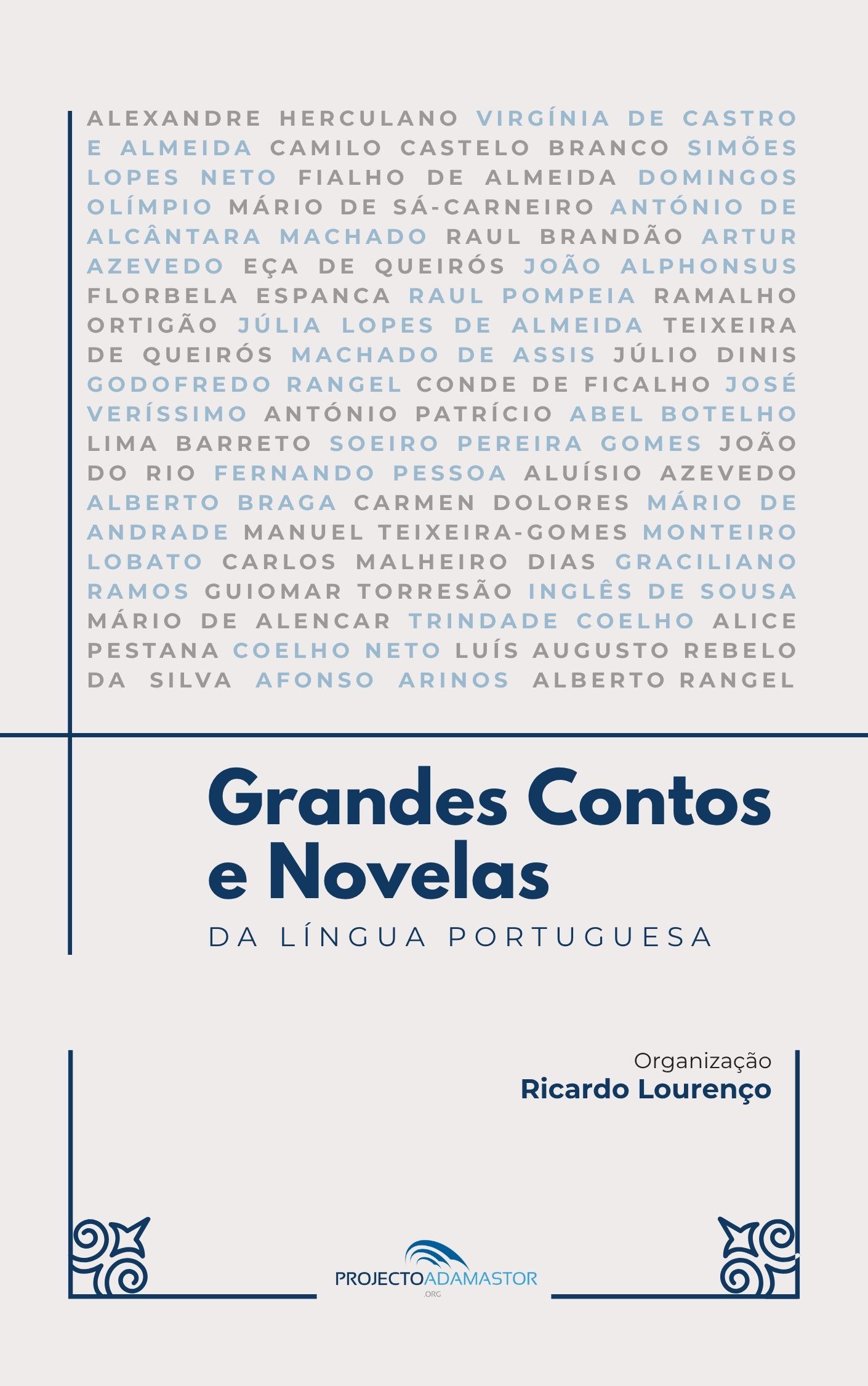 Capa do livro Grandes Contos e Novelas da Língua Portuguesa