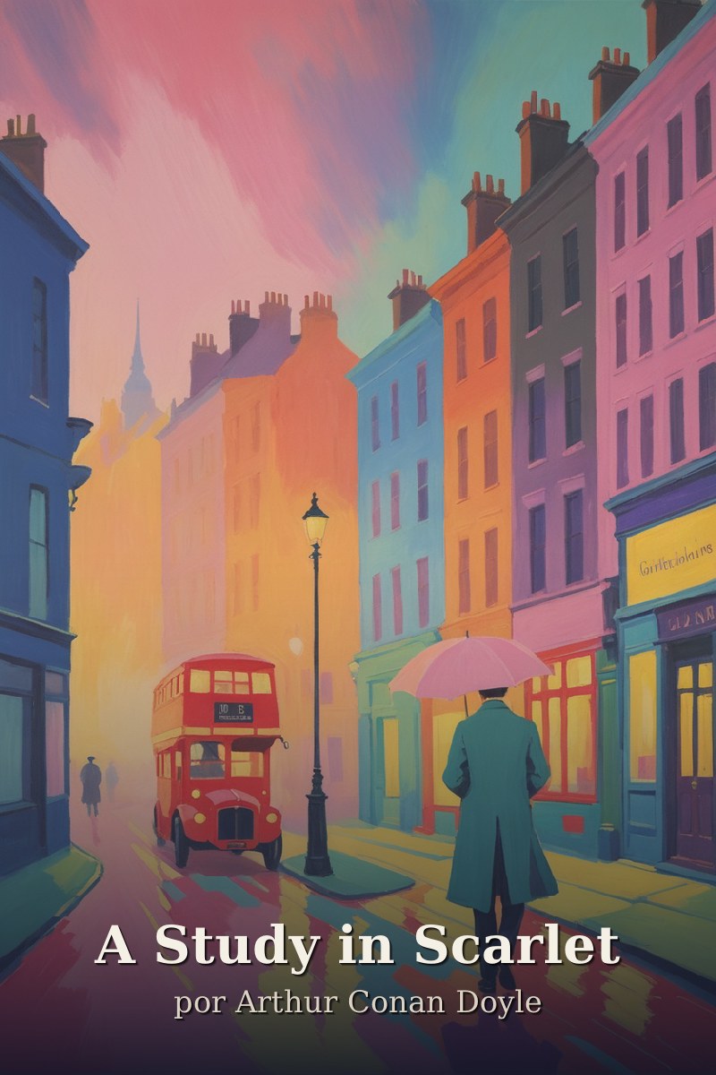 Capa do livro A Study in Scarlet