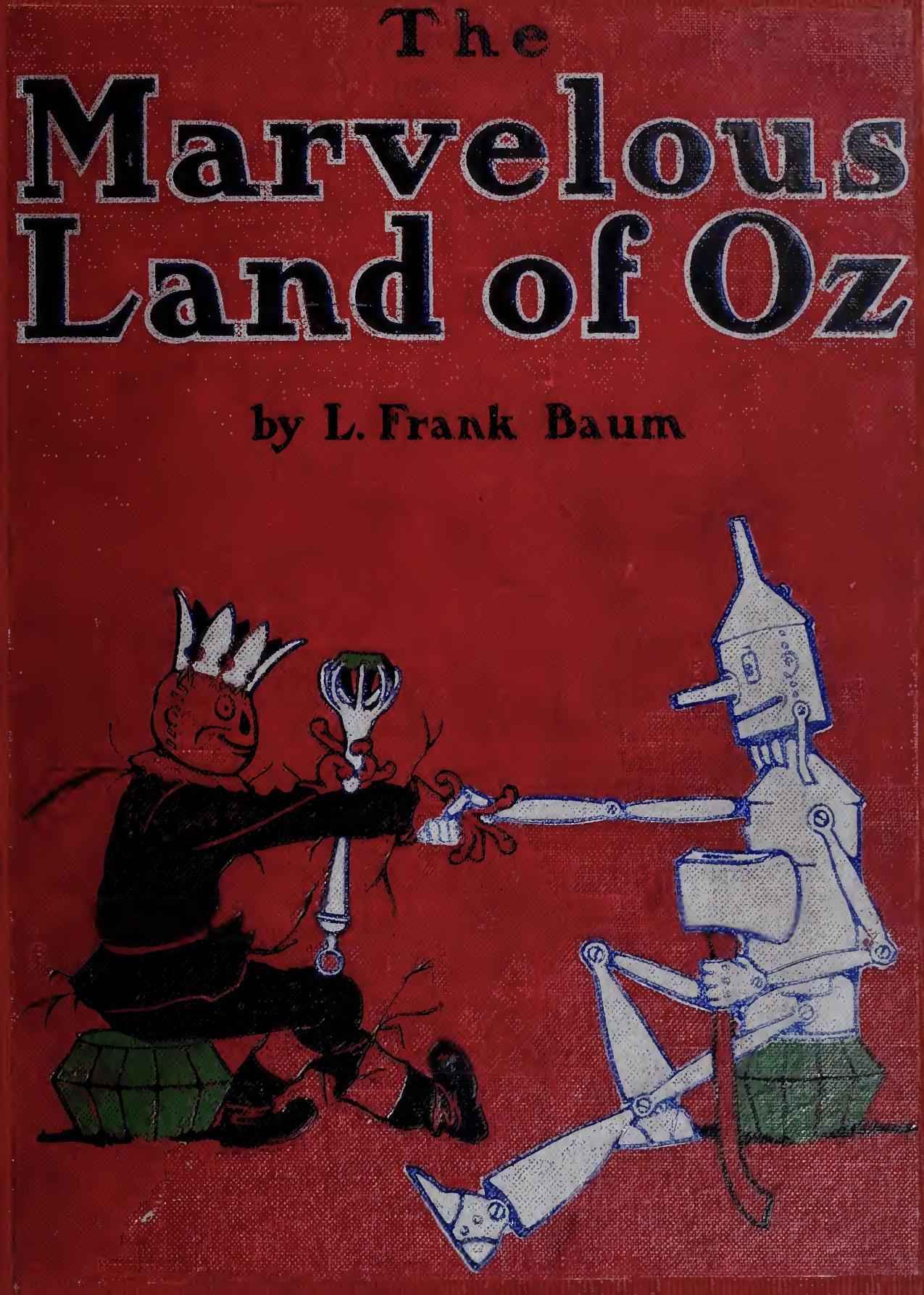 Capa do livro The Marvelous Land of Oz