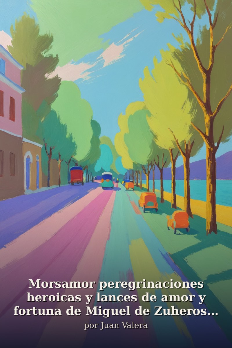 Capa do livro Morsamor peregrinaciones heroicas y lances de amor y fortuna de Miguel de Zuheros y Tiburcio de Simahonda