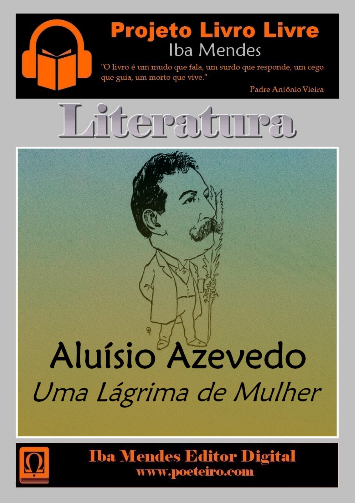 Capa do livro uma-lagrima-de-mulher-aluisio-de-azevedo-iba-mendes