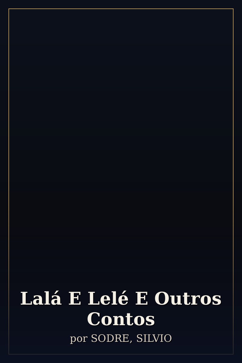 Capa de Lalá E Lelé E Outros Contos
