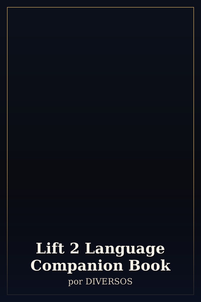 Capa de Lift 2 Language Companion Book