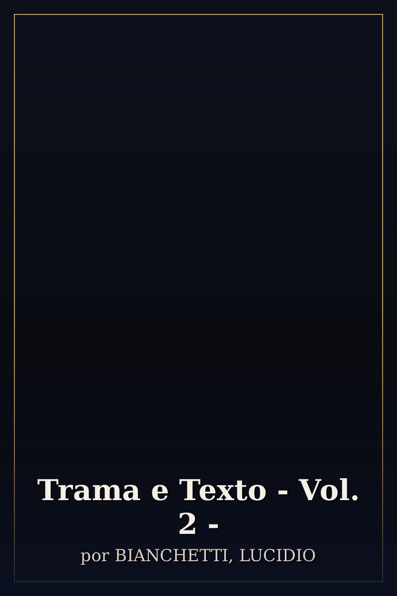 Capa de Trama e Texto - Vol. 2 -