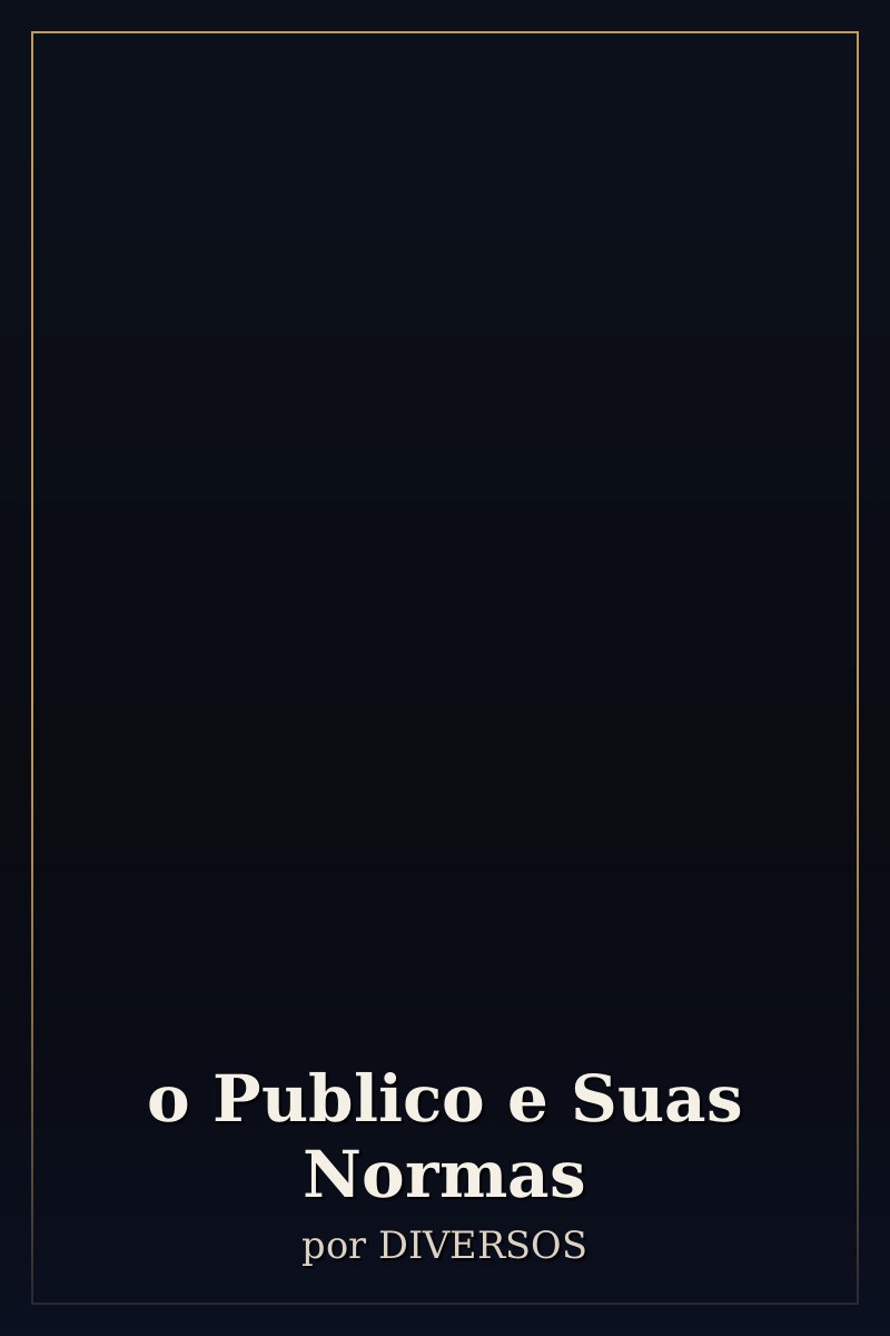 Capa de o Publico e Suas Normas