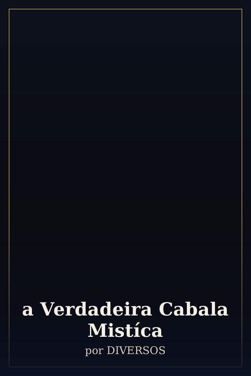 Capa de a Verdadeira Cabala Mistíca