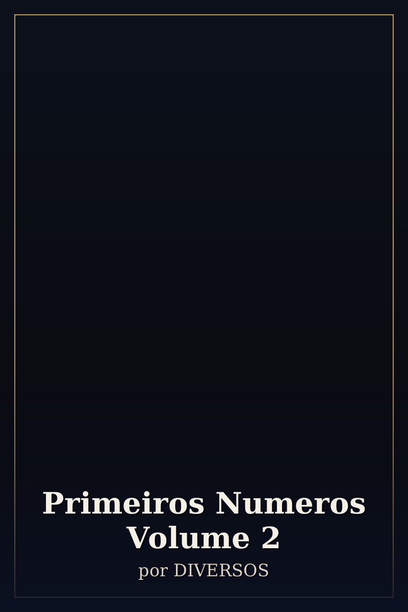 Capa de Primeiros Numeros Volume 2