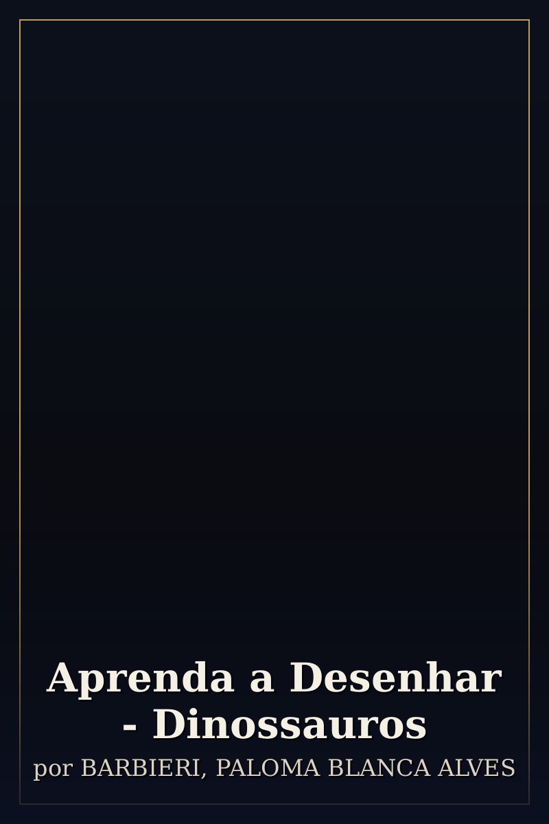 Capa de Aprenda a Desenhar - Dinossauros