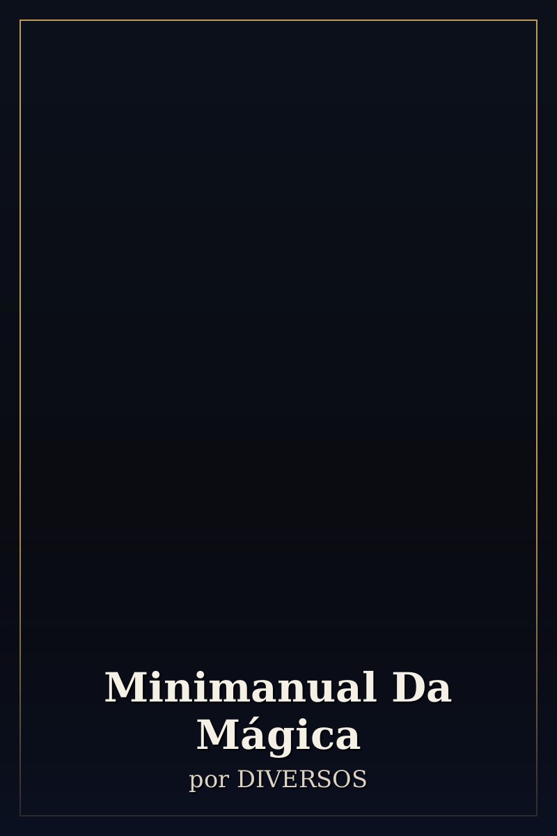 Capa de Minimanual Da Mágica