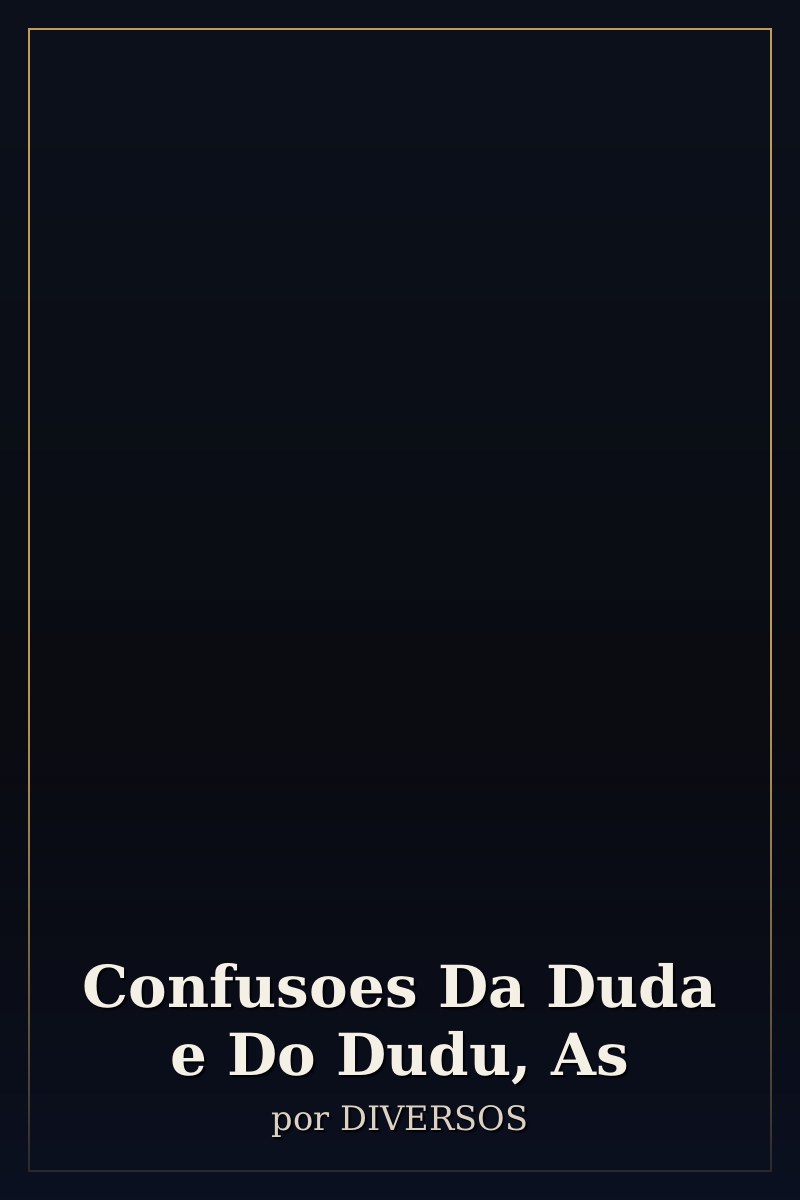 Capa de Confusoes Da Duda e Do Dudu, As