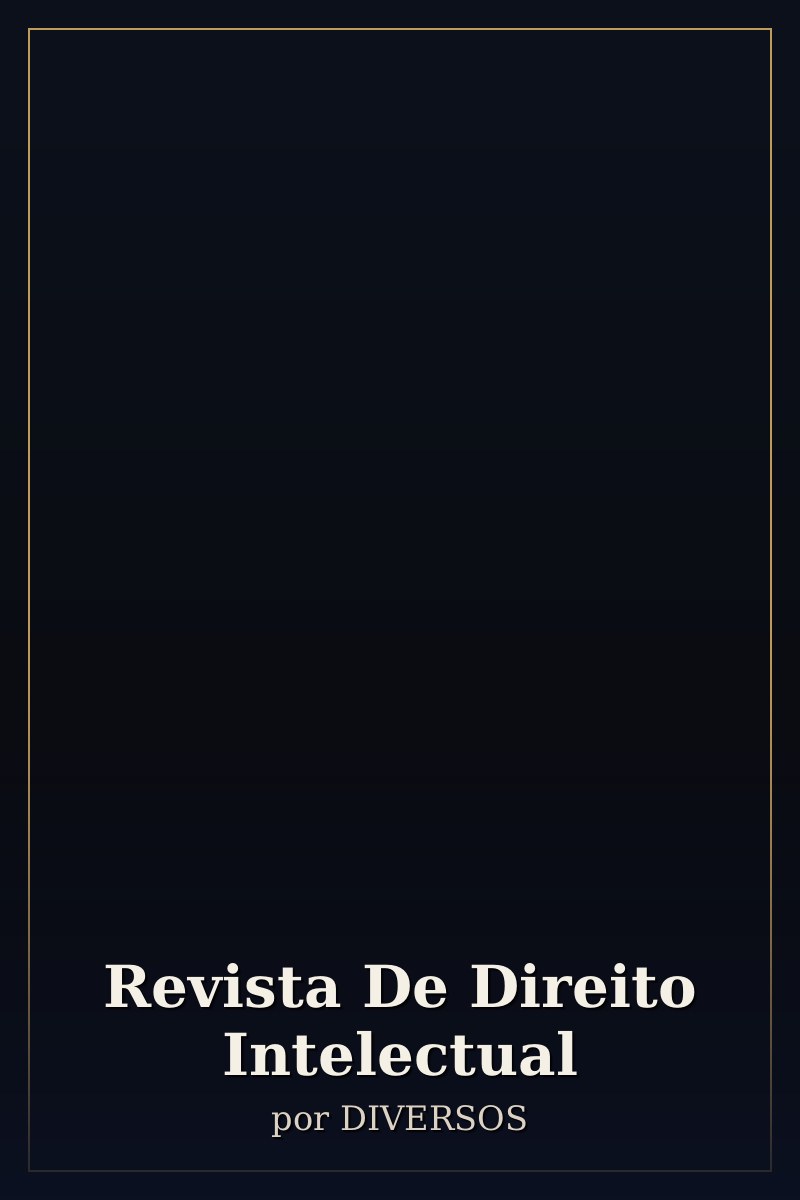 Capa de Revista De Direito Intelectual