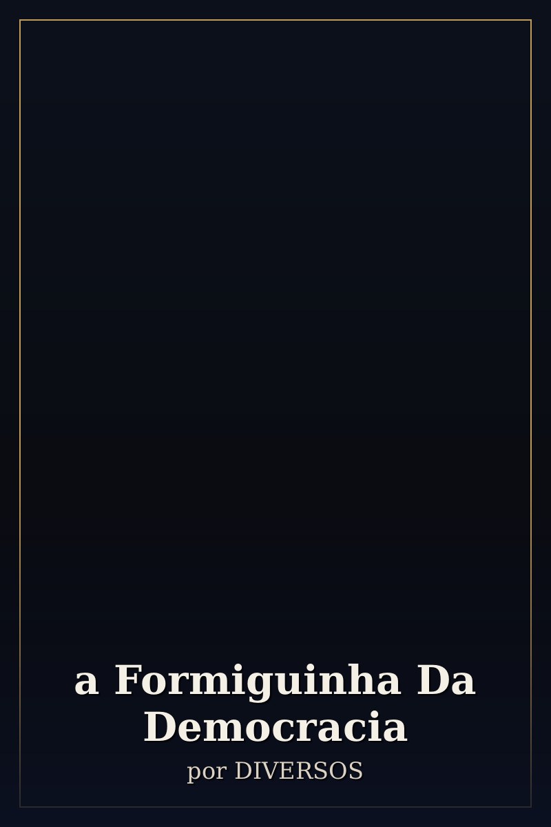 Capa de a Formiguinha Da Democracia