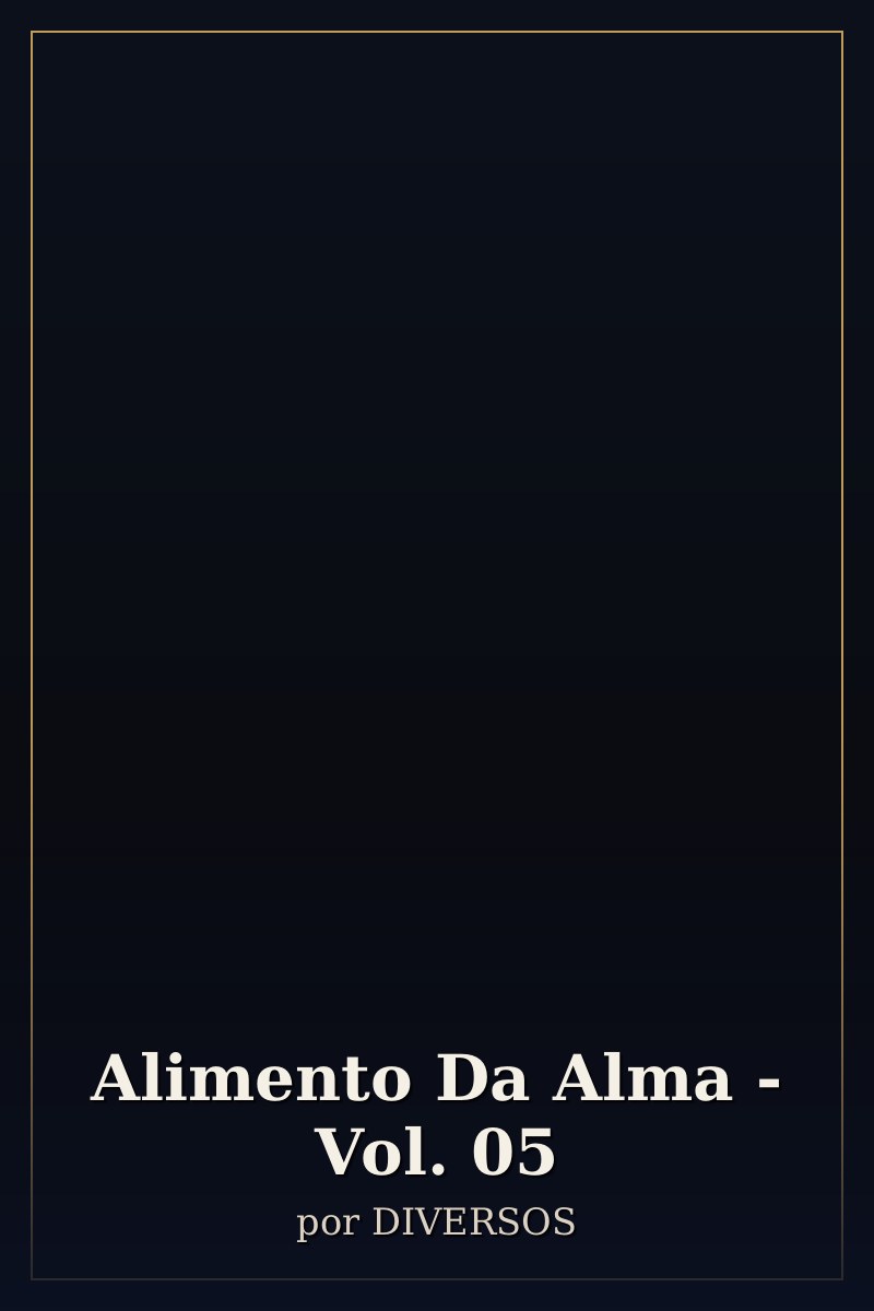 Capa de Alimento Da Alma - Vol. 05