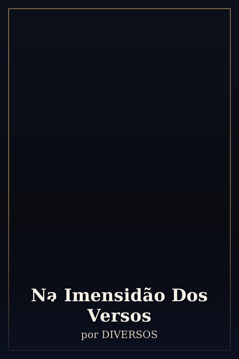 Capa de Na Imensidão Dos Versos