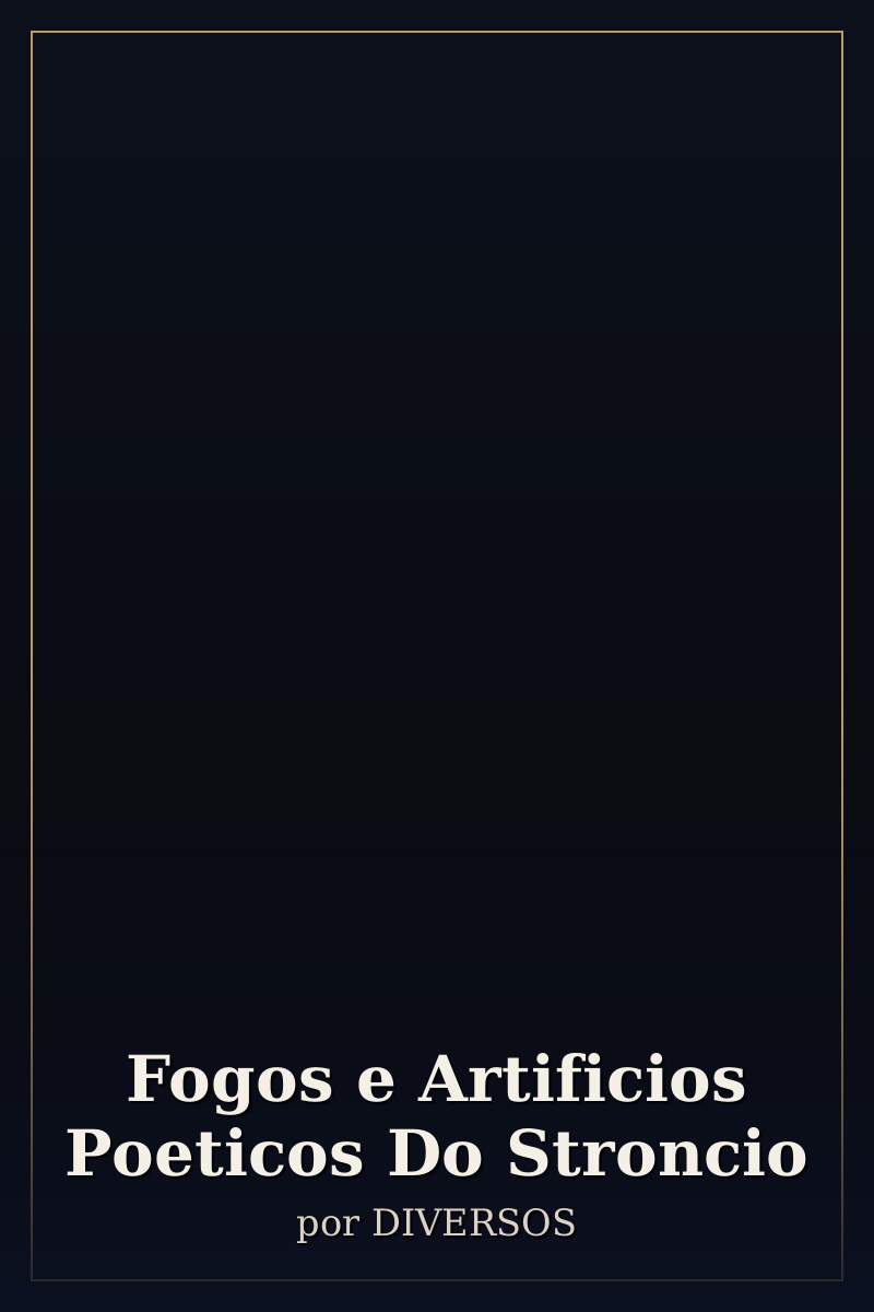 Capa de Fogos e Artificios Poeticos Do Stroncio