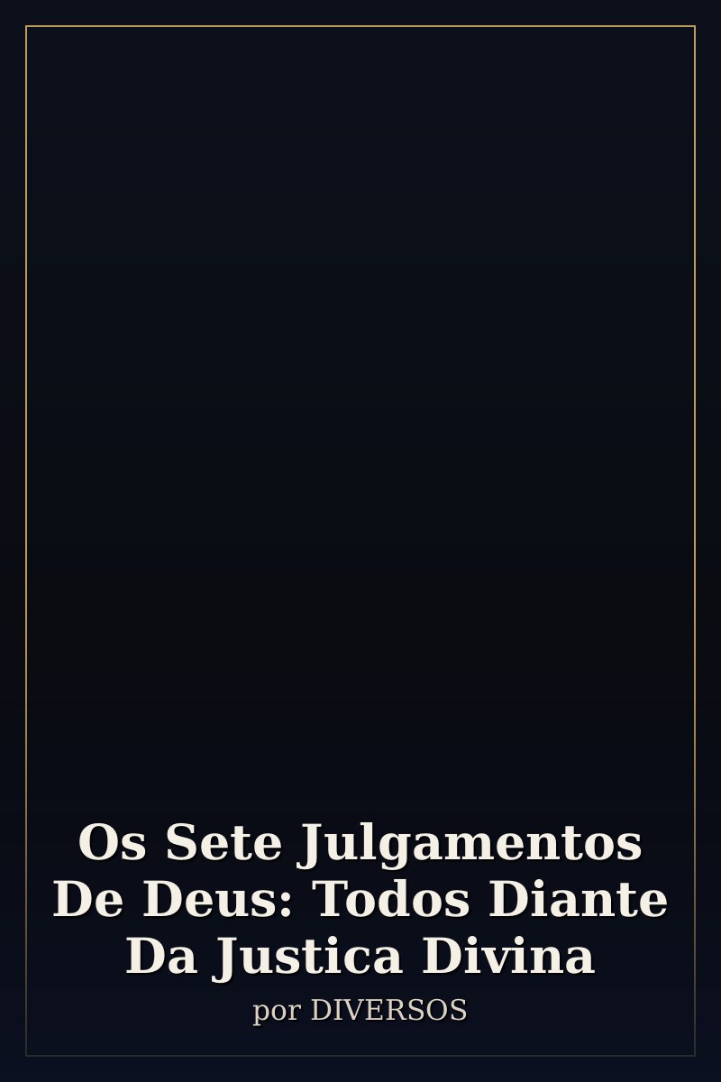 Capa de Os Sete Julgamentos De Deus: Todos Diante Da Justica Divina