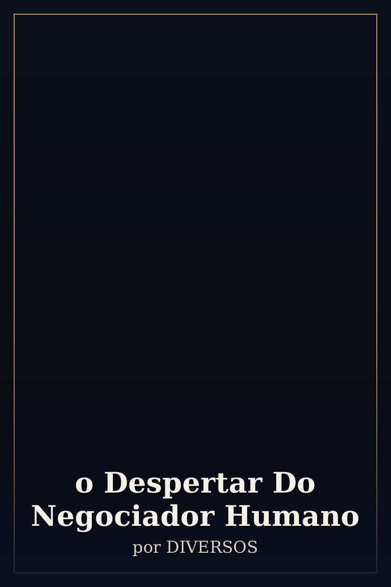 Capa de o Despertar Do Negociador Humano