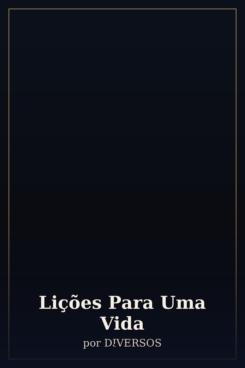 Capa de Lições Para Uma Vida