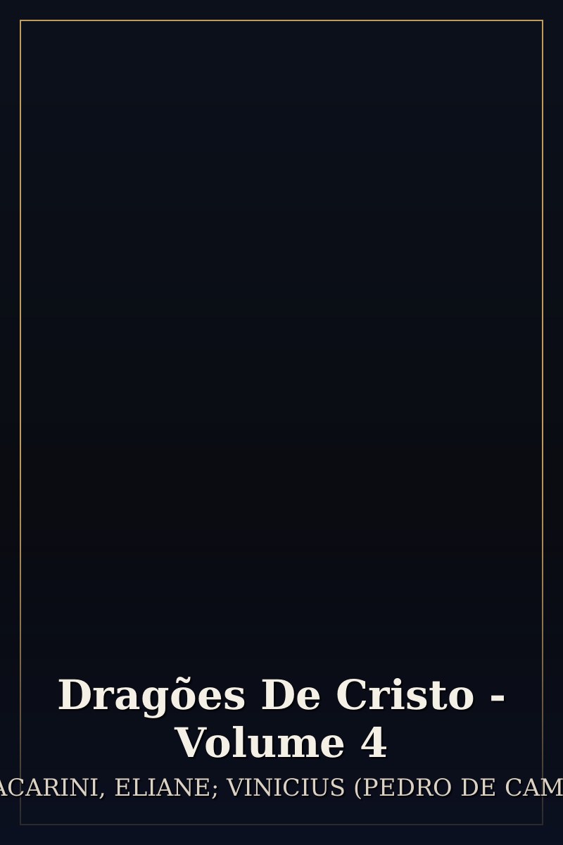Capa de Dragões De Cristo - Volume 4