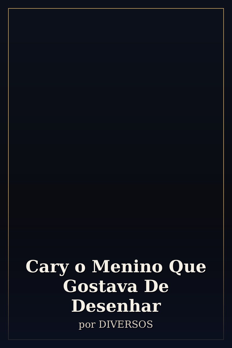 Capa de Cary o Menino Que Gostava De Desenhar