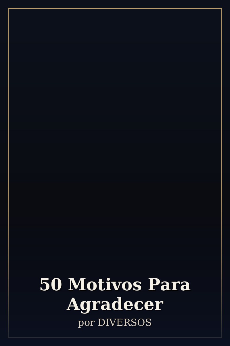 Capa de 50 Motivos Para Agradecer