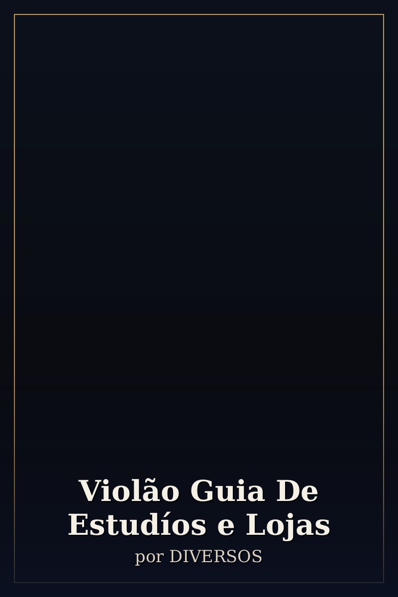 Capa de Violão Guia De Estudíos e Lojas