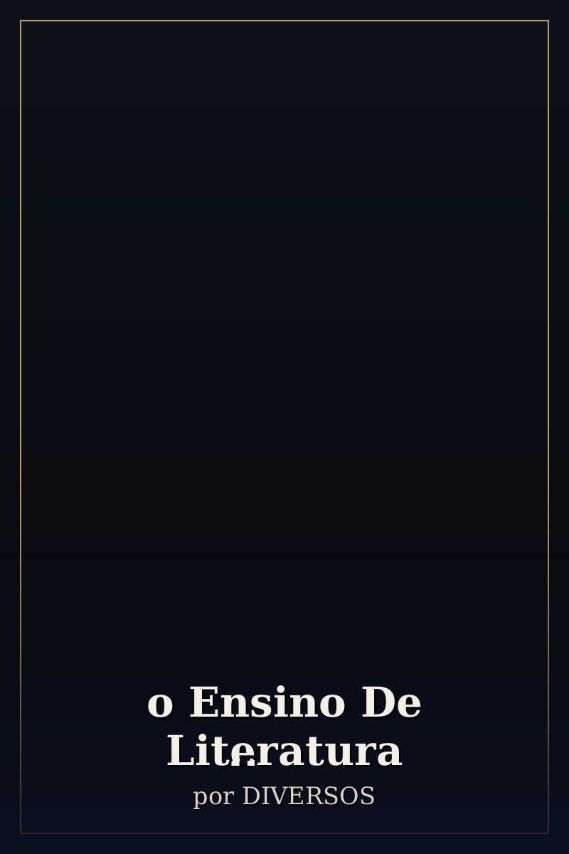 Capa de o Ensino De Literatura
