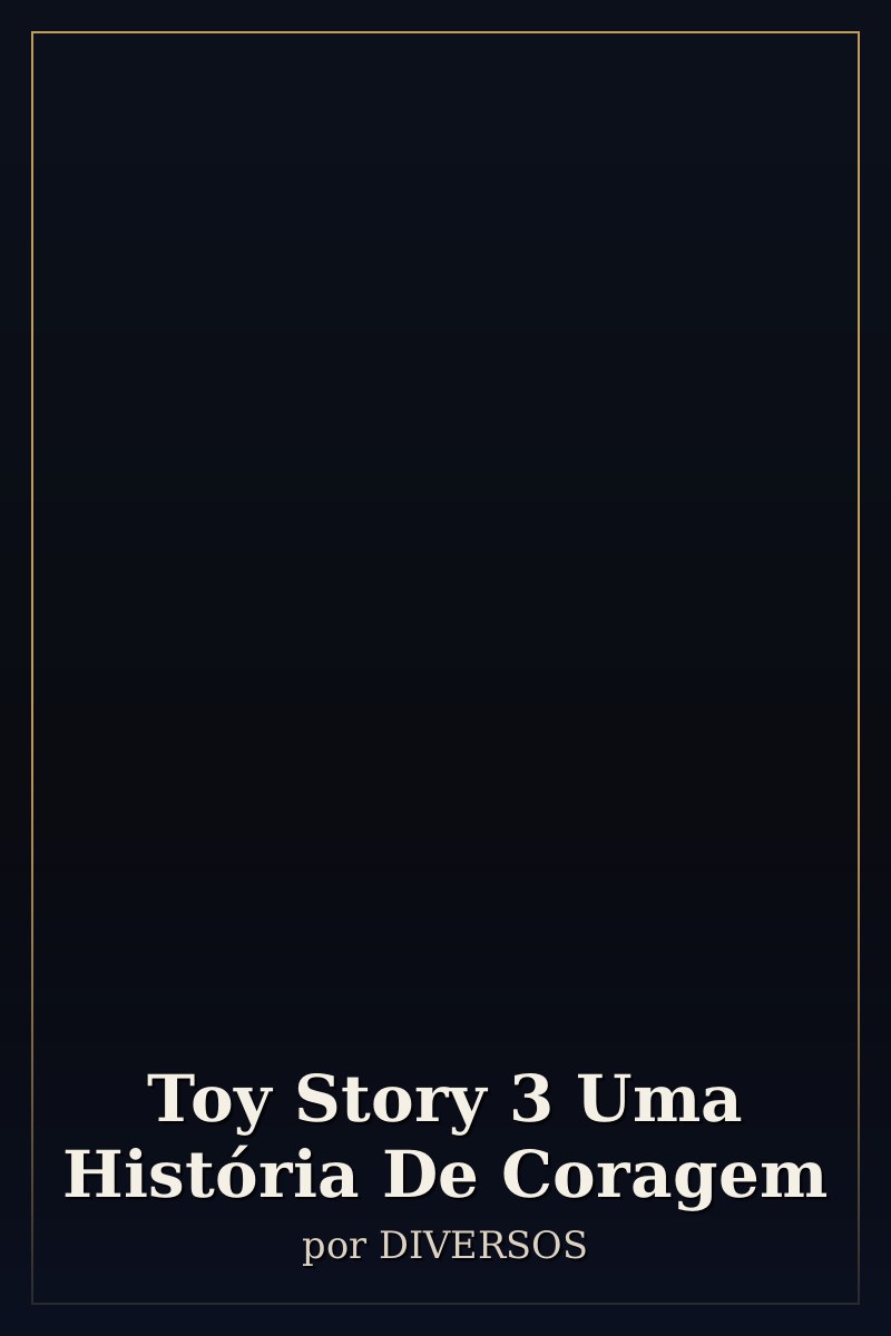 Capa de Toy Story 3 Uma História De Coragem