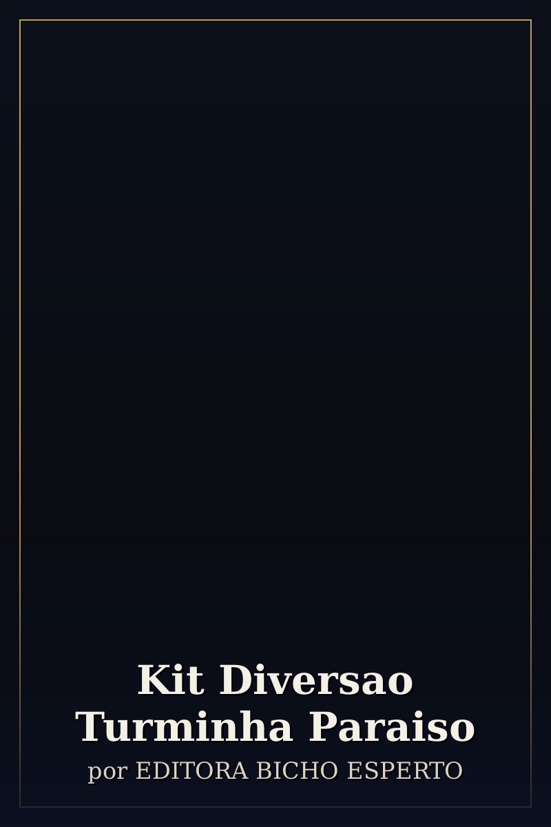 Capa de Kit Diversao Turminha Paraiso