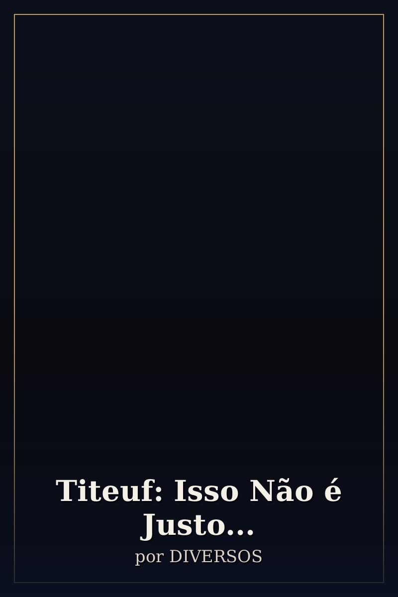 Capa de Titeuf: Isso Não é Justo...