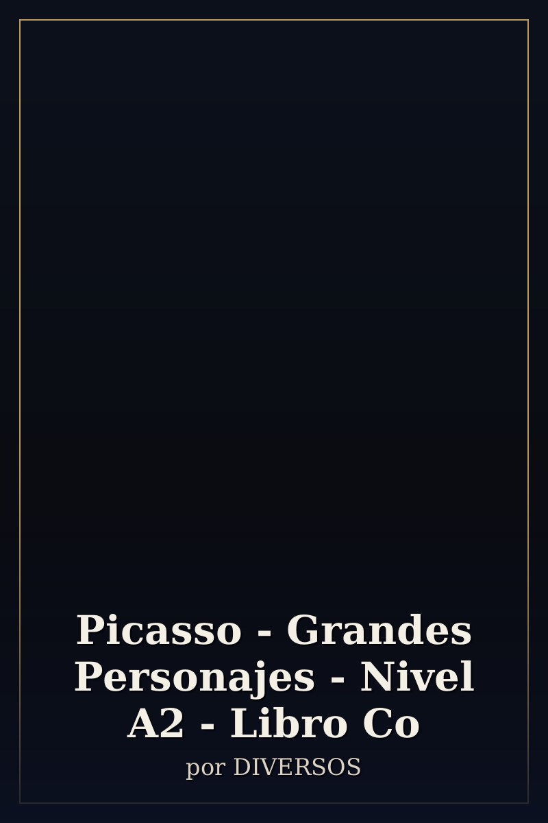Capa de Picasso - Grandes Personajes - Nivel A2 - Libro Co