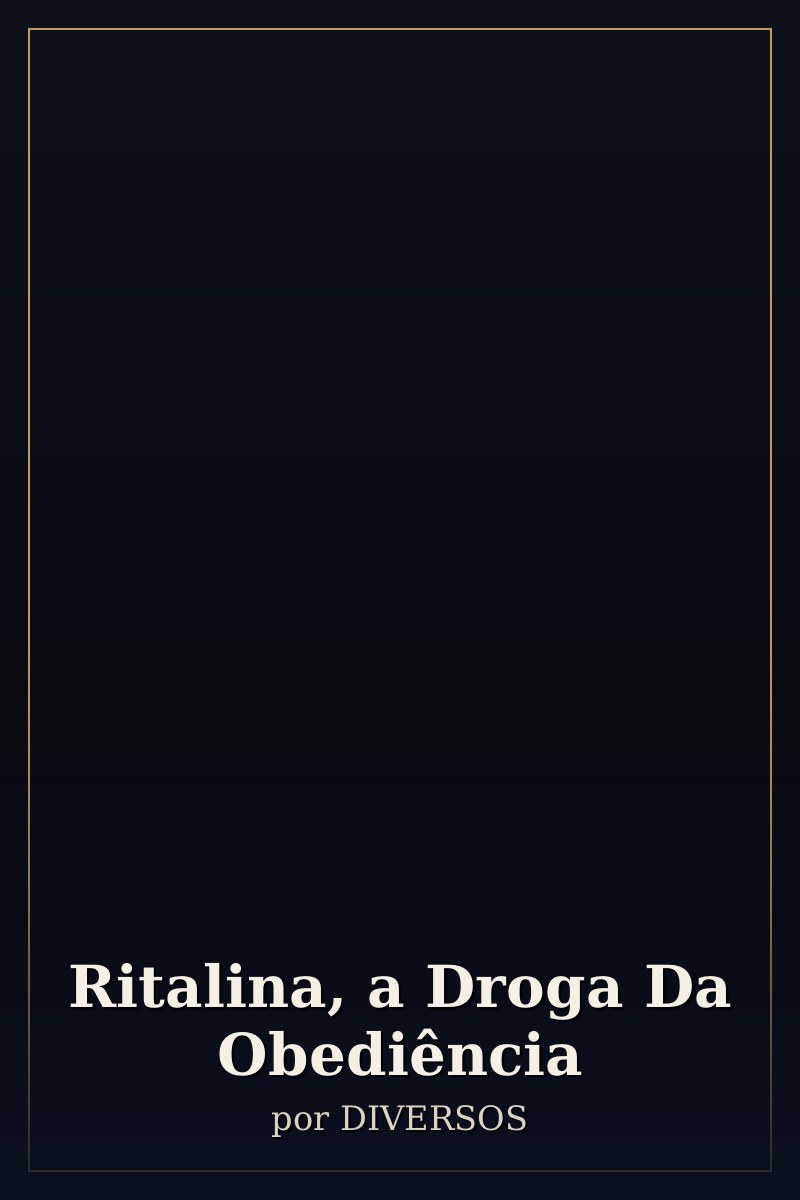 Capa de Ritalina, a Droga Da Obediência