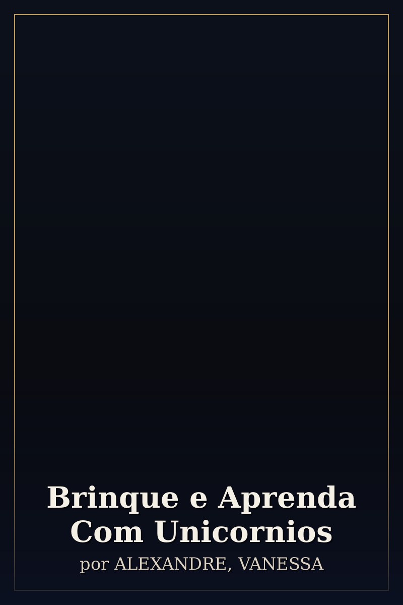 Capa de Brinque e Aprenda Com Unicornios