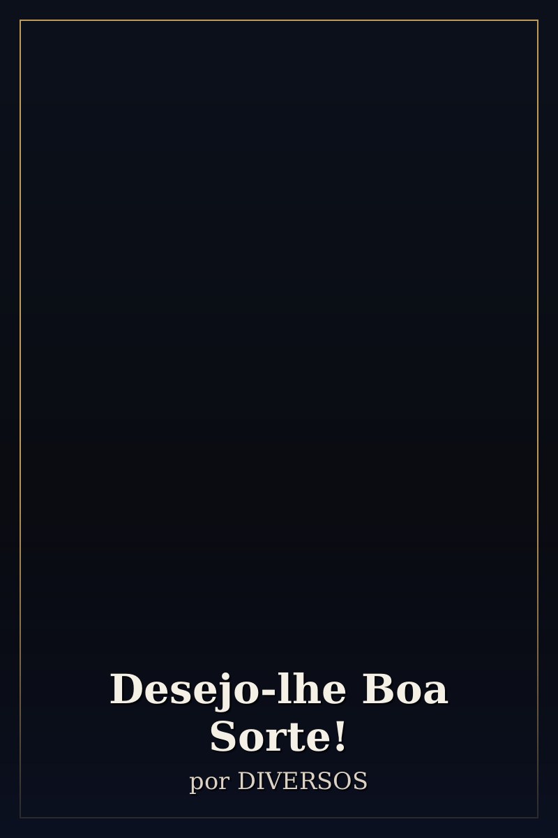 Capa de Desejo-lhe Boa Sorte!