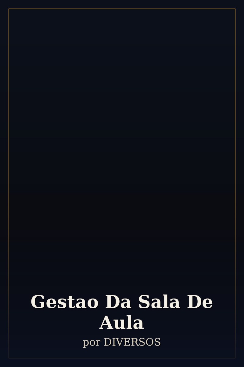 Capa de Gestao Da Sala De Aula