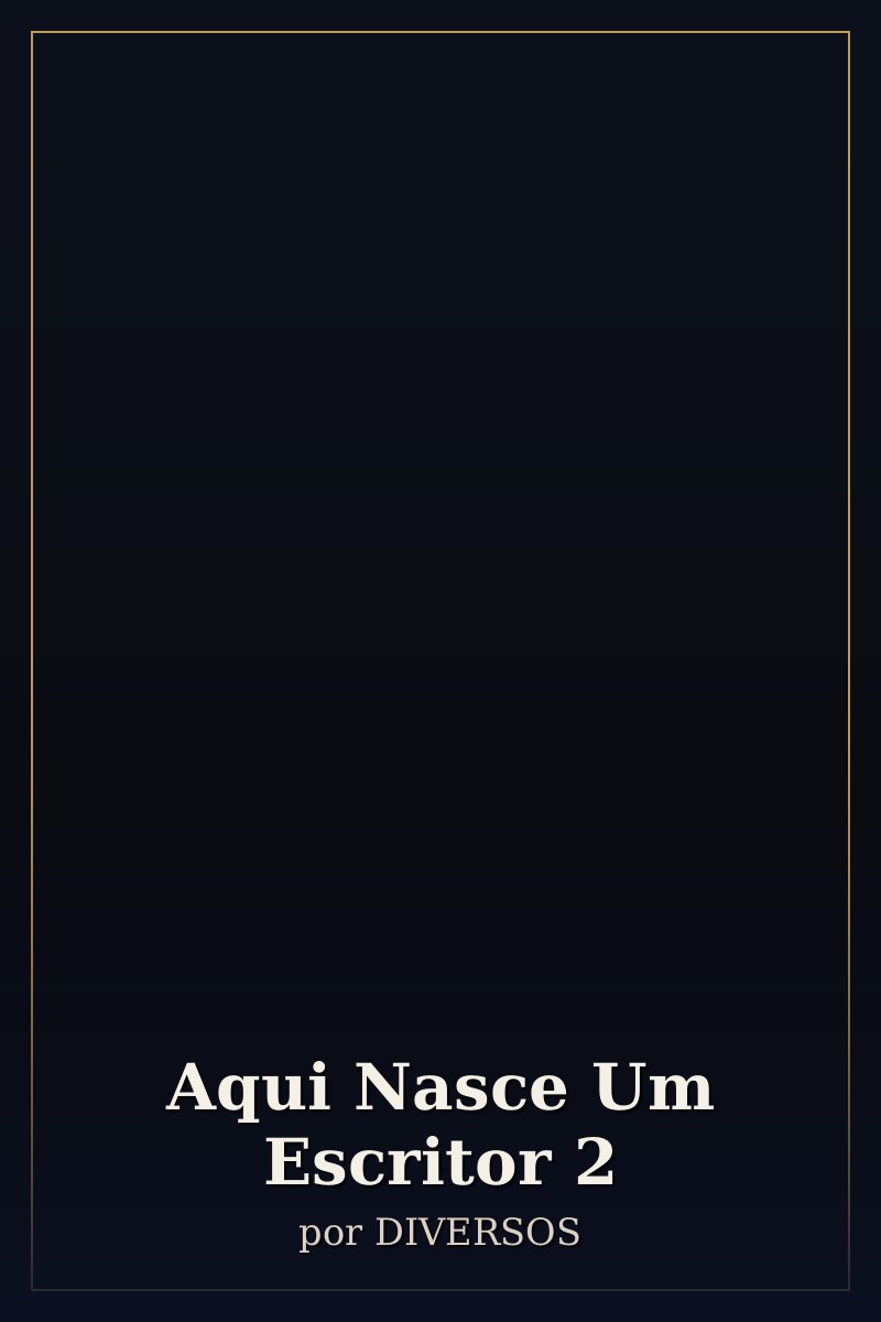 Capa de Aqui Nasce Um Escritor 2