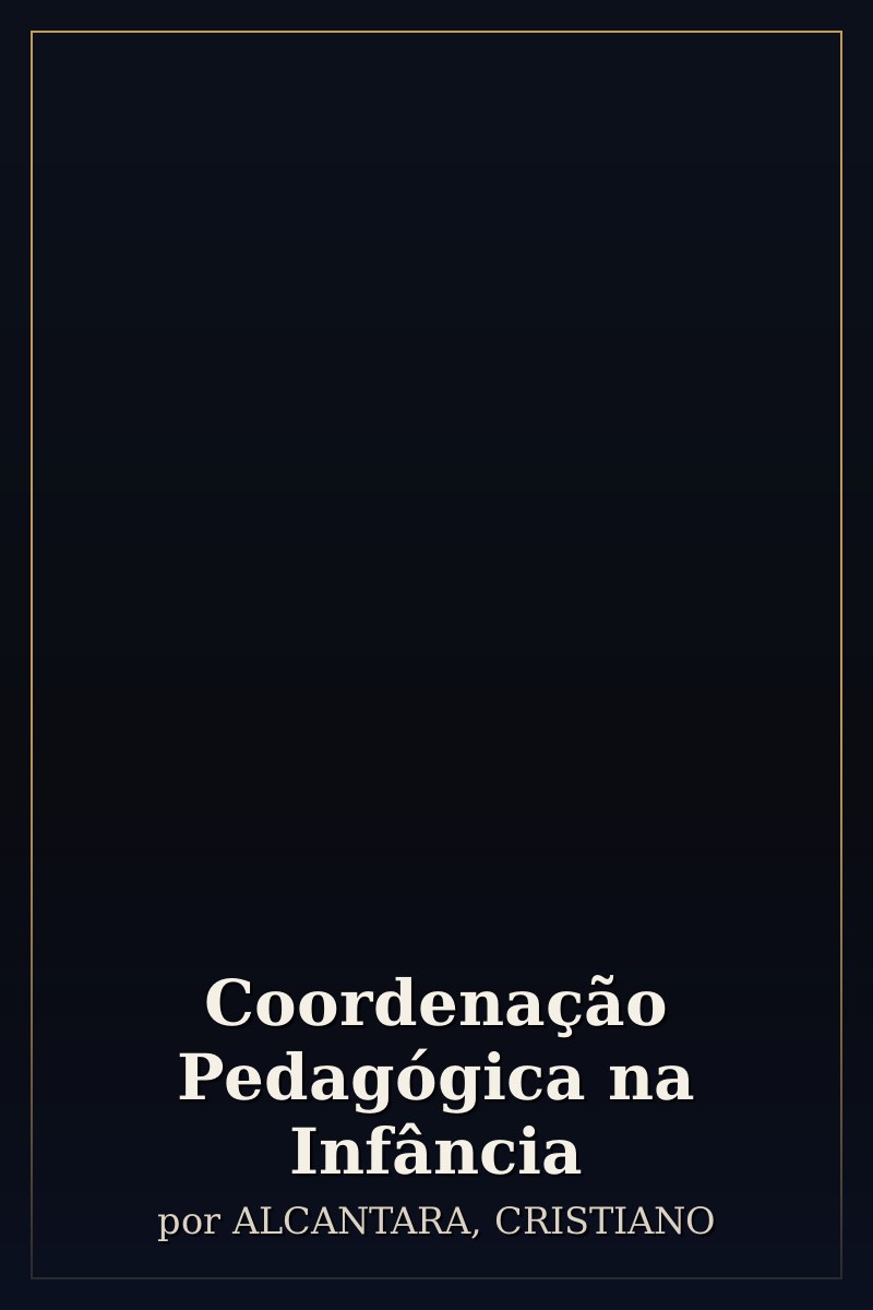 Capa de Coordenação Pedagógica na Infância