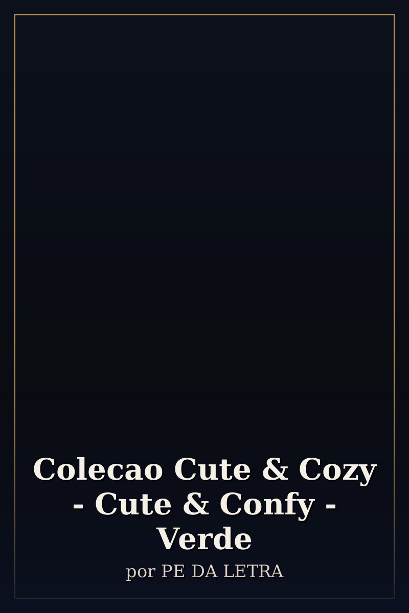 Capa de Colecao Cute & Cozy - Cute & Confy - Verde