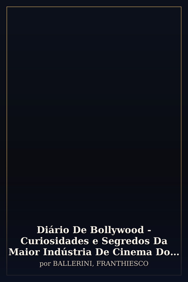 Capa de Diário De Bollywood - Curiosidades e Segredos Da Maior Indústria De Cinema Do Mundo