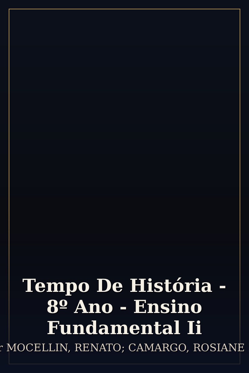 Capa de Tempo De História - 8º Ano - Ensino Fundamental Ii